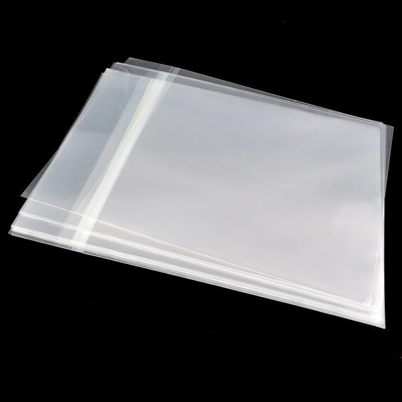 Record outer sleeve on 12 inch vinyl record jacket – clear OPP protective cover