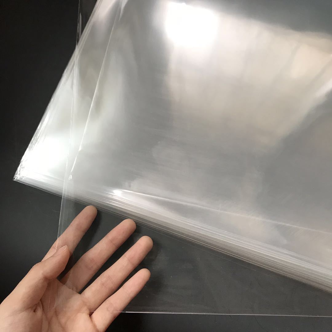 Record outer sleeves 50 pack – clear poly protection sleeves for 12 inch vinyl record jackets