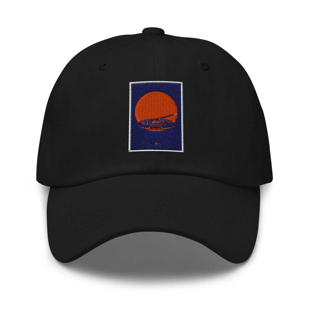 Deadwax Crate Digger Cap in black – embroidered vinyl record collector cap