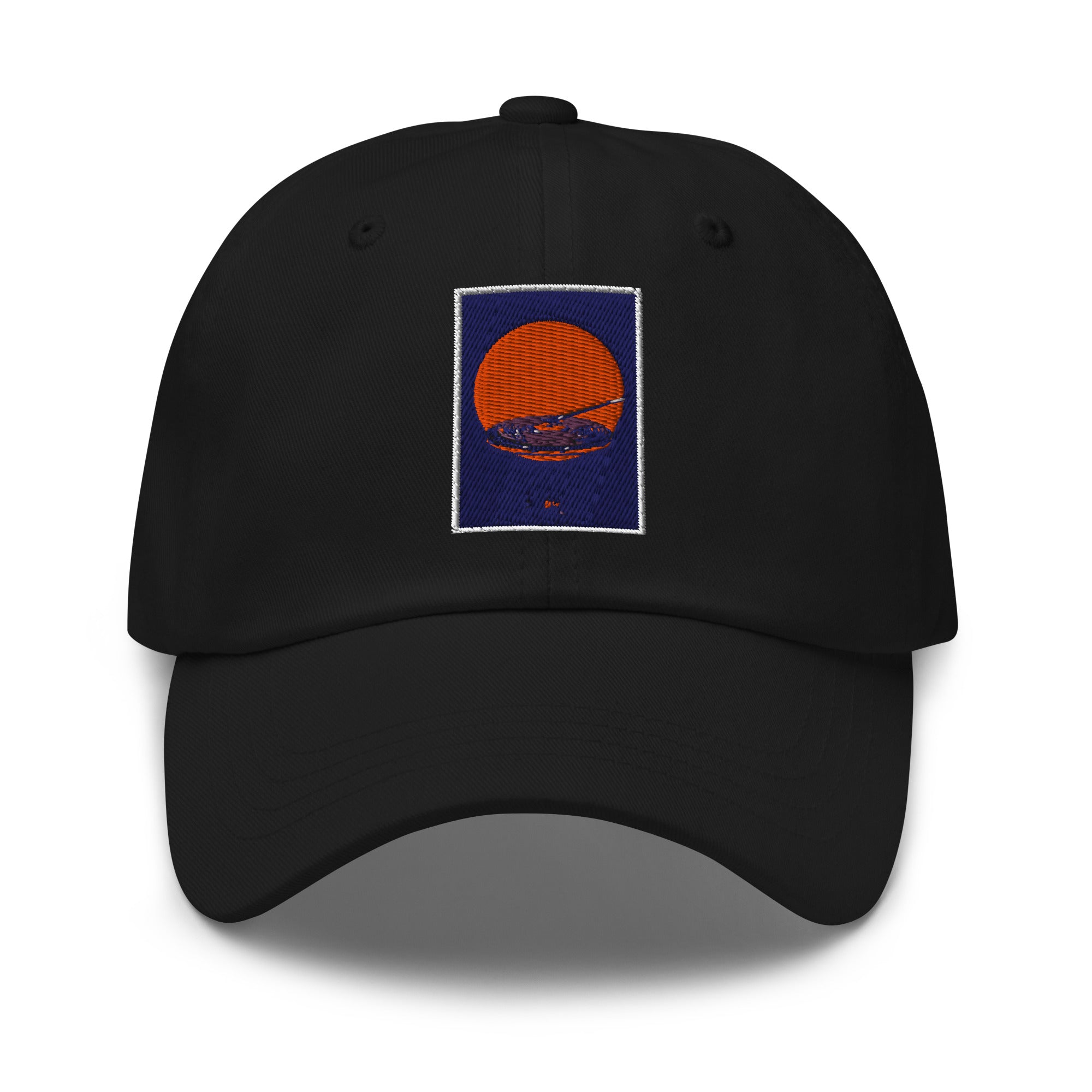 Deadwax Crate Digger Cap in black – embroidered vinyl record collector cap