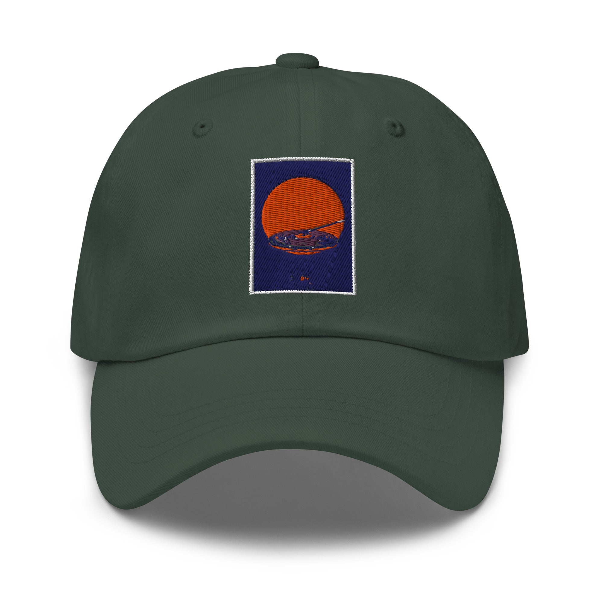 Deadwax Crate Digger Cap in multicam black – embroidered vinyl record collector cap