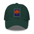 Deadwax Crate Digger Cap in spruce – embroidered vinyl record collector cap