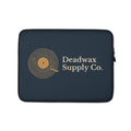 Deadwax Tonearm Laptop Sleeve, 13 inch – padded laptop sleeve with vinyl record logo
